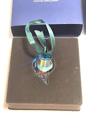 Swarovski SCS Ornament Feather 5160328 Peacock W/BOX Chipped picture
