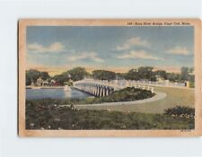 Postcard Bass River Bridge, Cape Cod, Massachusetts picture