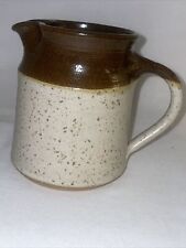Vintage Stoneware Creamer Maple Shadows pottery 1978 picture