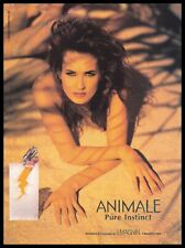 Animale Pure Instinct Fragrance 1990s Print Advertisement Ad 1991 Sand picture
