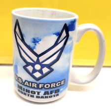 U.S. AIR FORCE MINOT AFB NORTH DAKOTA CERAMIC COFFEE MUG BY CUPPA picture