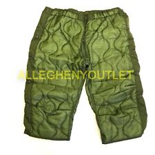 Military Cold Weather Field Pant Liners, M65 OD Green, LARGE Winter Trousers NEW picture