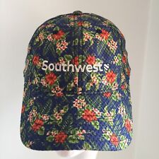 Camp David Brand Southwest Airlines Baseball Cap One Size Adjustable Floral EUC picture