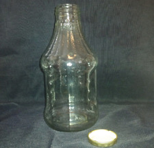 Vintage Tropicana Twister 64 oz - 2 Quarts Glass Bottle/Jug w/Lid  & Hand Grips picture