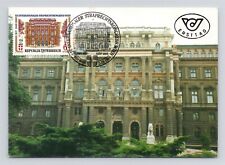 Justice Palace Vienna Austria World Congress Sc.1480 First Day of Issue Postcard picture
