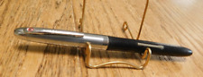 Vintage VENUS Fountain Pen, Lever Filler Gray Barrel & Cap Chrome Trim & Nib. picture