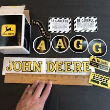 NOS Genuine Vintage John Deere Models A and G Tractor Decals, late 90s picture