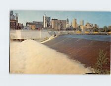 Postcard Saint Anthony Falls & Minneapolis Skyline Minneapolis Minnesota USA picture