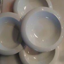 4 Mikasa SIMPLICITY WHITE Rimmed Soup Bowl 8 5/8 in No Chips Cracks Or Crazing  picture