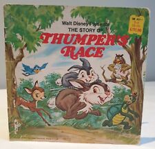 Walt Disney’s Vintage Thumpers Race 1970 Paperback Golden Press Book Children's picture
