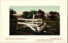 Longfellow Evangeline The Old Well, Grand Pre NS Vintage Postcard R20 picture