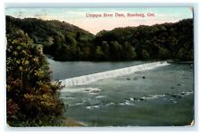 1909 Umpqua River Dam Roseburg Oregon OR No Train Posted Antique Postcard picture