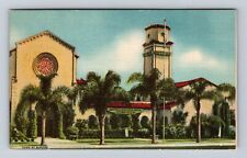 Long Beach CA-California, Mottell's Mortuary & Chapel, Vintage Postcard picture