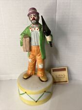 VINTAGE 1984 Emmitt Kelly Jr. Flambro Signature Hobo Clown Wind-Up Music picture