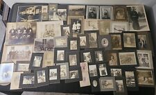 Eighty (80) Boarded Photos Antique & Vintage Various Sizes & Subjects picture