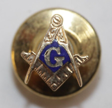 Vintage 14K Gold Masonic Blue Lodge Past Master Lapel Pin , Marked &tested #0310 picture