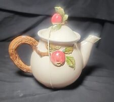 Vintage Takahashi Apple Tea Pot San Francisco Hand Painted picture