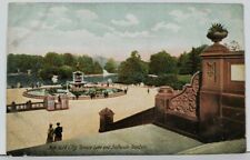 New York City Terrace Lake and Bethesda Fountain udb Postcard L11 picture