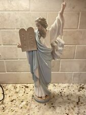 Vintage Lladro Moses Holding Ten Commandments Figurine #5170  16