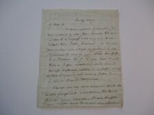 ANTIQUE  LETTER DOCUMENT FROM SECRETARY OF STATE DANIEL WEBSTER TO JOSEPH STORY picture