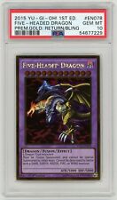 2015 Five Headed Dragon PGL2 PSA10 1st Edition Brand New - Yugioh  LOW POP  picture