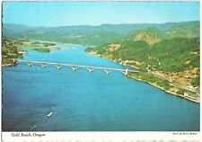 GOLD BEACH,OREGON COAST.VTG USED COLONIAL SIZE POSTCARD*B27 picture