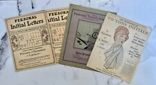 Lot of 4 Vintage 1930s Embroidery Transfer Designs Magazines. Ullman MFG Co NY picture
