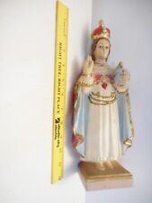 Very Old Infant of Prague Chalkware Statue 12 