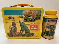 Vintage 1967 The Rat Patrol TV Show Aladdin Lunchbox And Thermos (missing cup) picture