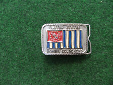 VINTAGE U.S. UNITED STATES POWER SQUADRONS 3 INCH BELT BUCKLE picture