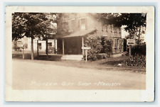 c 1920 Pioneer Gift Shop Street View Madison CT RPPC -Damaged picture