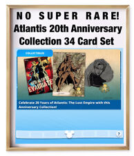 NO SUPER RARE-ATLANTIS 20th ANNIVERSARY COLLECTION 34x SET-TOPPS DISNEY COLLECT picture