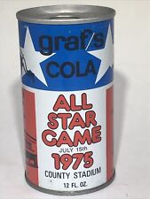 1975 Graf’s Cola Can Milwaukee Brewers MLB All-Star Game General Mitchell Field picture