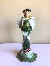 2003 Blue Sky Clayworks Heather Goldmine Angel Of Light Handpainted Candleholder picture