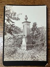 c.1900's - Cabinet Card - DANIEL HIRSCH Memorial Headstone in Jerusalem picture