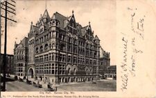 Vintage Postcard City Hall Kansas City MO Missouri c.1901-1907             F-533 picture