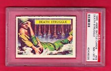 1965 TOPPS BATTLE CARDS #49 DEATH STRUGGLE PSA 8 NMT-MINT picture