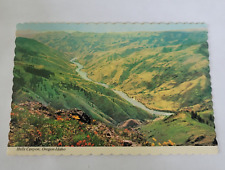 Vtg 1992 Postcard Hells Canyon of the Snake River Separating Oregon & Idaho picture