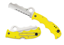 Spyderco Knives Yellow FRN Assist Lockback Salt Series H2 C79PSYL picture