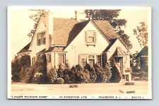 Postcard RI Cranston Rhode Island Lingo's Tourist Home RPPC Real Photo 1935 AB25 picture