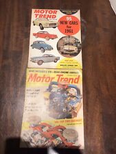 motor trend magazine lot Of 2 1959 1961 picture