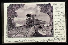 train and railroad post card Empire State Express NY train post card picture