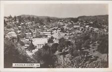 Angels Camp California Bird's Eye View RPPC Photo Postcard picture