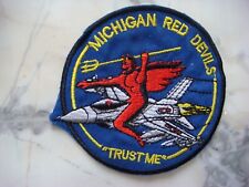 USAF 107th FIGHTER SQUADRON MICHIGAN RED DEVILS AT SELFRIDGE PATCH picture