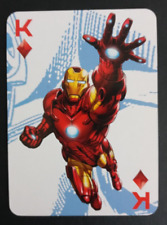 Marvel Avengers Assemble Superhero Jumbo Playing Card Iron Man King Diamonds picture