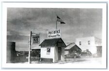 c1950's Post Office Trailways Bus Depot Cars Ochopee Florida RPPC Photo Postcard picture