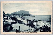 Palermo Sicily Italy Scenic Coastal European Landmark BW UNP Postcard picture