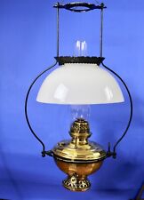 Antique Bradley & Hubbard Country Store/School/Saloon Hanging Oil Lamp Pat. 1886 picture