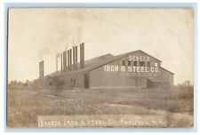 c1910's Seneca Iron & Steel Co. Blasdell New York NY RPPC Photo Antique Postcard picture