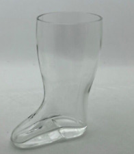 Vintage Clear Glass Boot Shot Glass 3